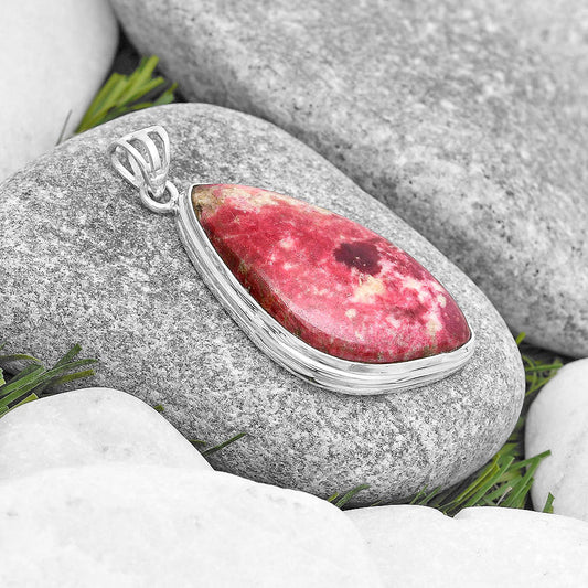 Natural Pink Thulite - Norway Pendant P-1050 SDP129725