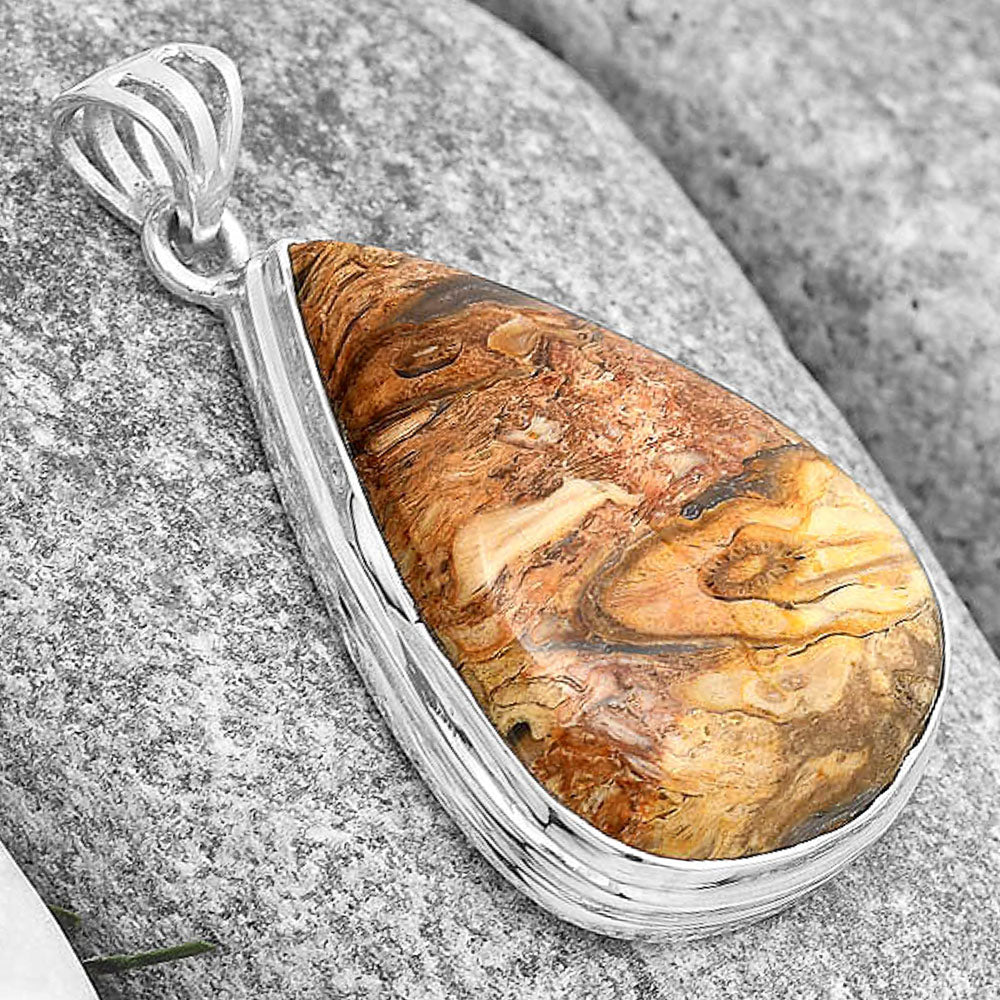 Natural Rock Calcy Pendant P-1050 SDP129757