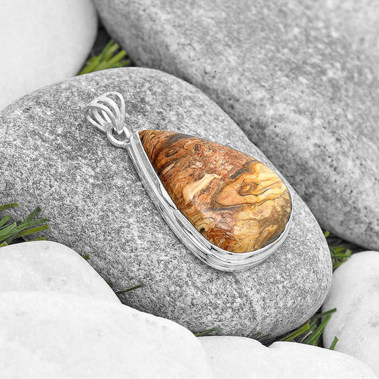 Natural Rock Calcy Pendant P-1050 SDP129757