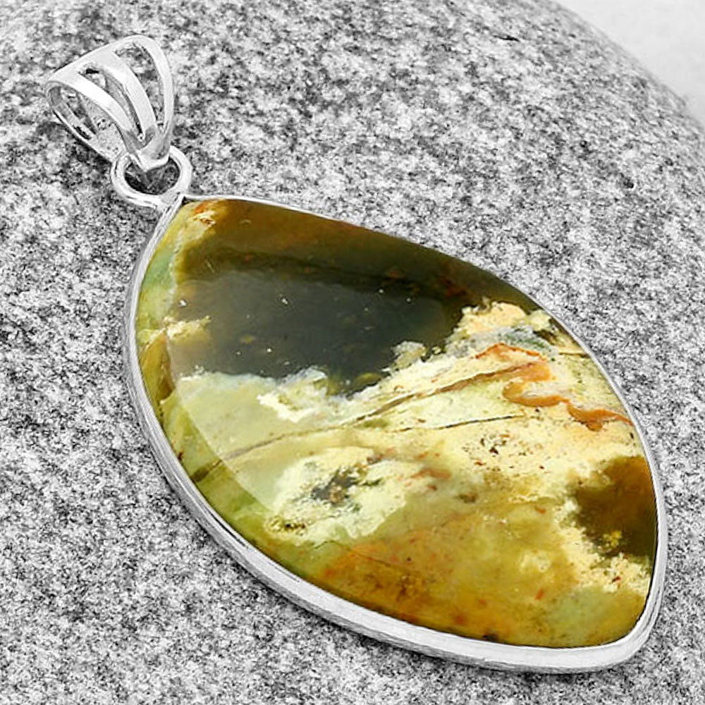 Natural Chrome Chalcedony Pendant P-1001 SDP129875