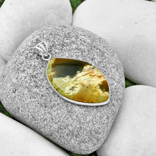 Natural Chrome Chalcedony Pendant P-1001 SDP129875