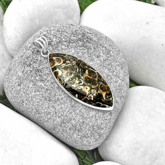 Natural Turtella Jasper - USA Pendant P-1001 SDP129892