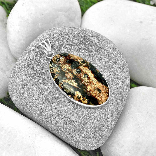Natural Viper Skin Jasper Pendant P-1001 SDP129918