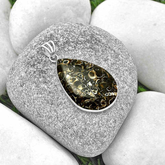 Natural Turtella Jasper - USA Pendant P-1001 SDP129998