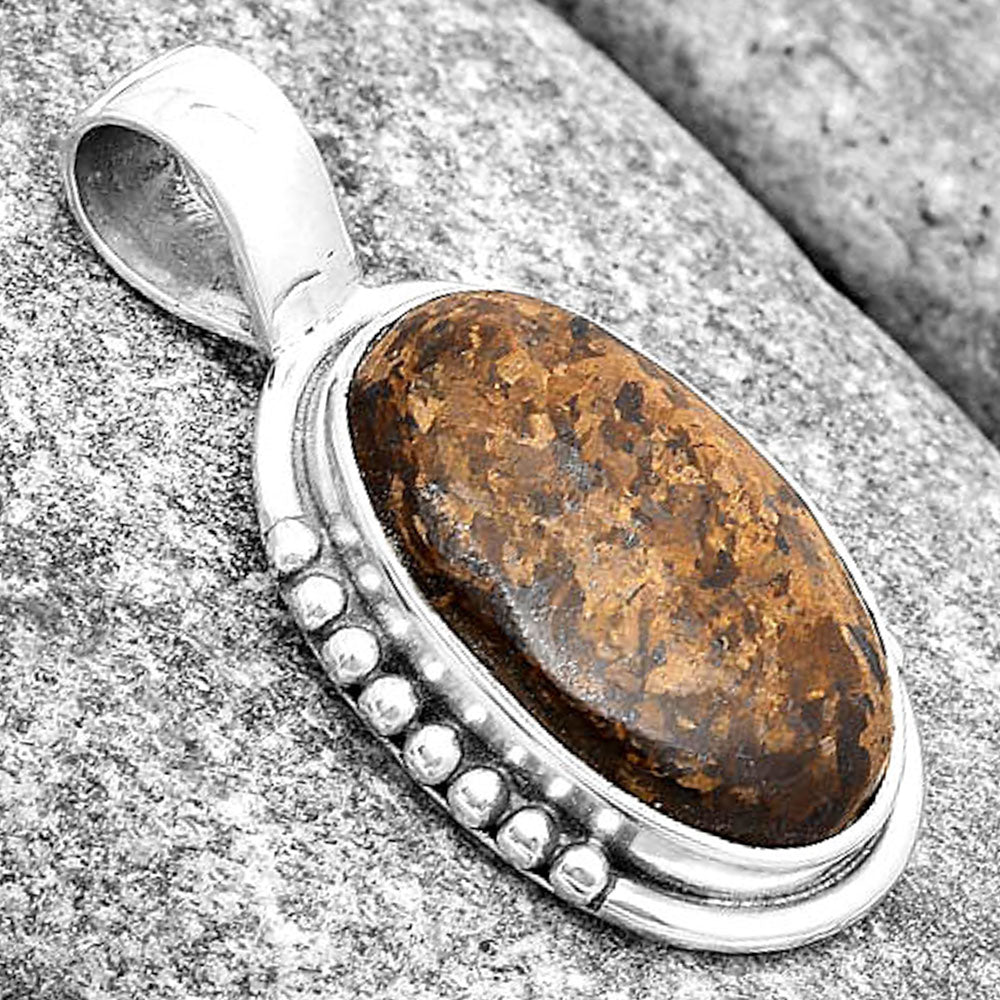 Natural Bronzite Pendant P-1326 SDP130679