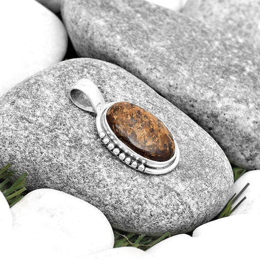 Natural Bronzite Pendant P-1326 SDP130679
