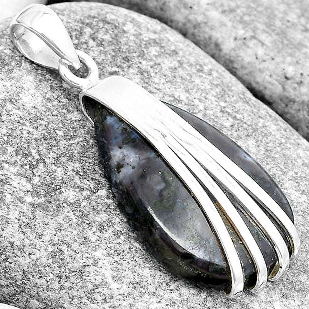 Natural Indigo Gabbro Pendant P-1302 SDP130740