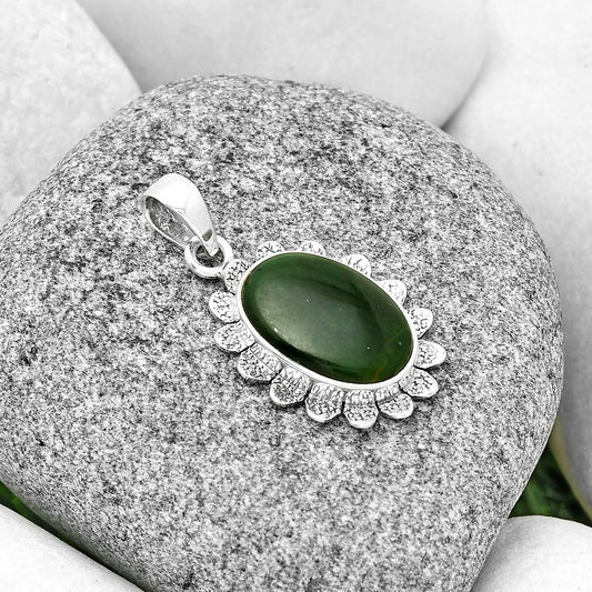 Natural Chrome Chalcedony Pendant P-1205 SDP130765