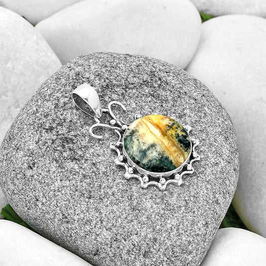 Natural Blue Scheelite - Turkey Pendant P-1249 SDP131049