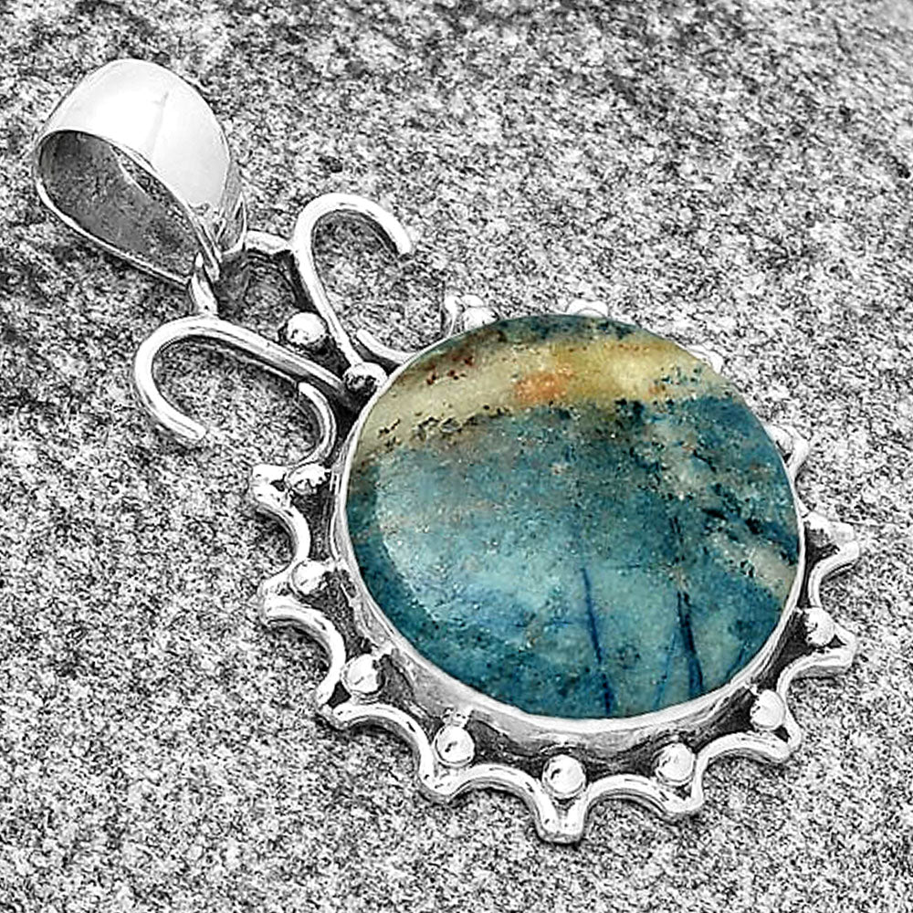 Natural Blue Scheelite - Turkey Pendant P-1249 SDP131056