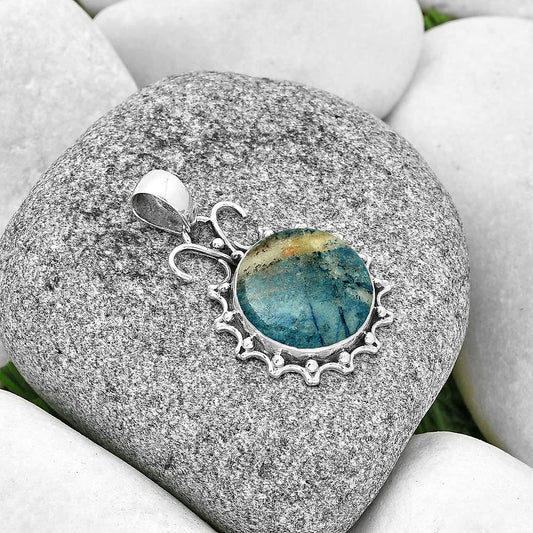 Natural Blue Scheelite - Turkey Pendant P-1249 SDP131056