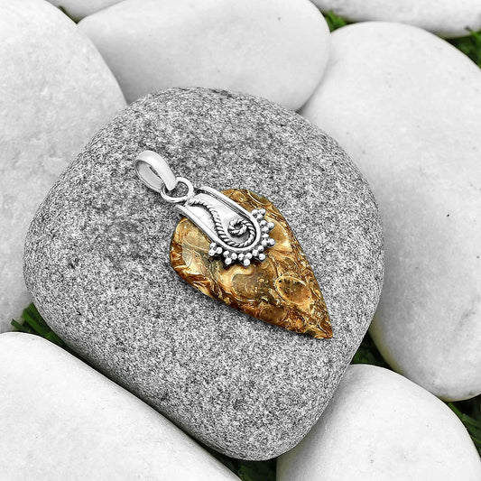 Natural Turtella Jasper - USA Pendant P-1313 SDP131170