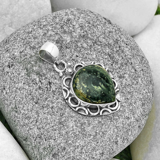 Natural Star Galaxy Jasper Pendant P-1242 SDP131248