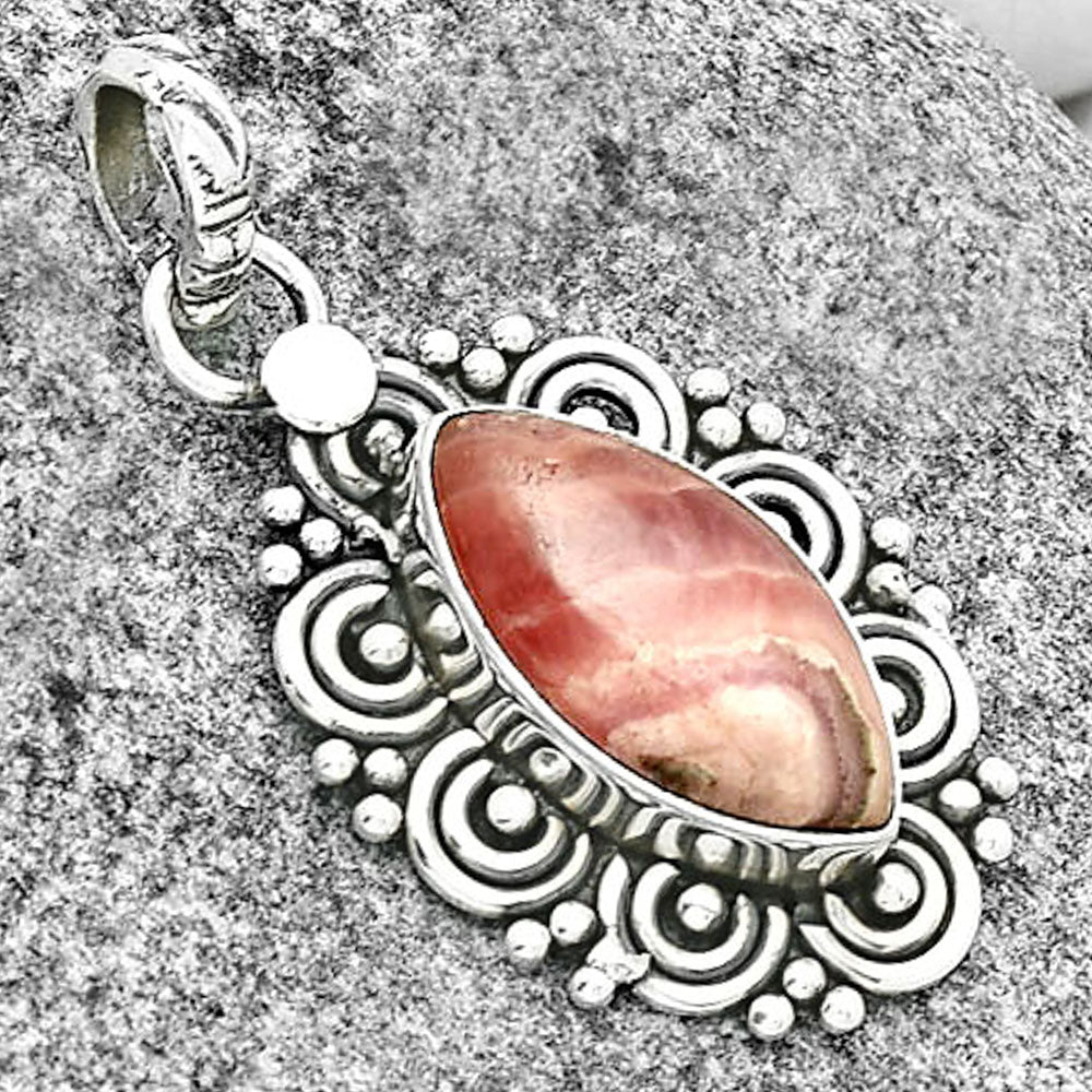 Filigree - Rhodochrosite Argentina Pendant P-1330 SDP131276
