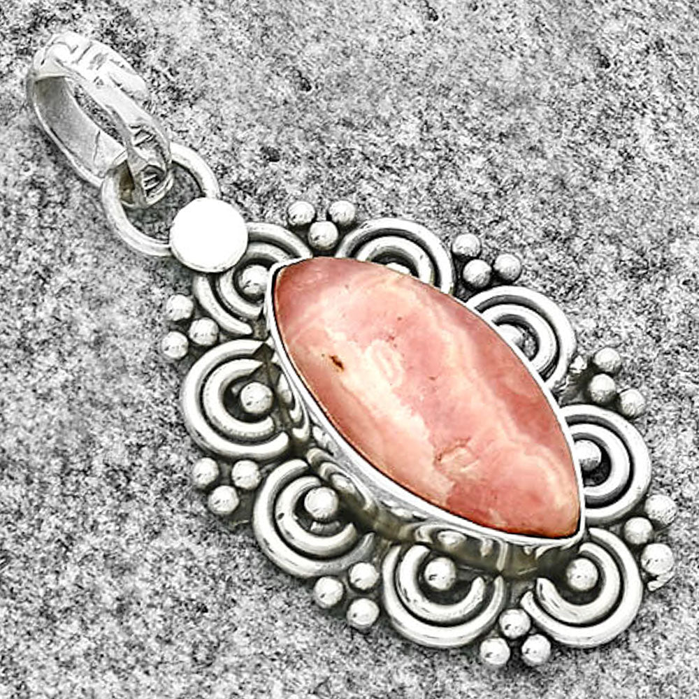 Filigree - Rhodochrosite Argentina Pendant P-1330 SDP131287