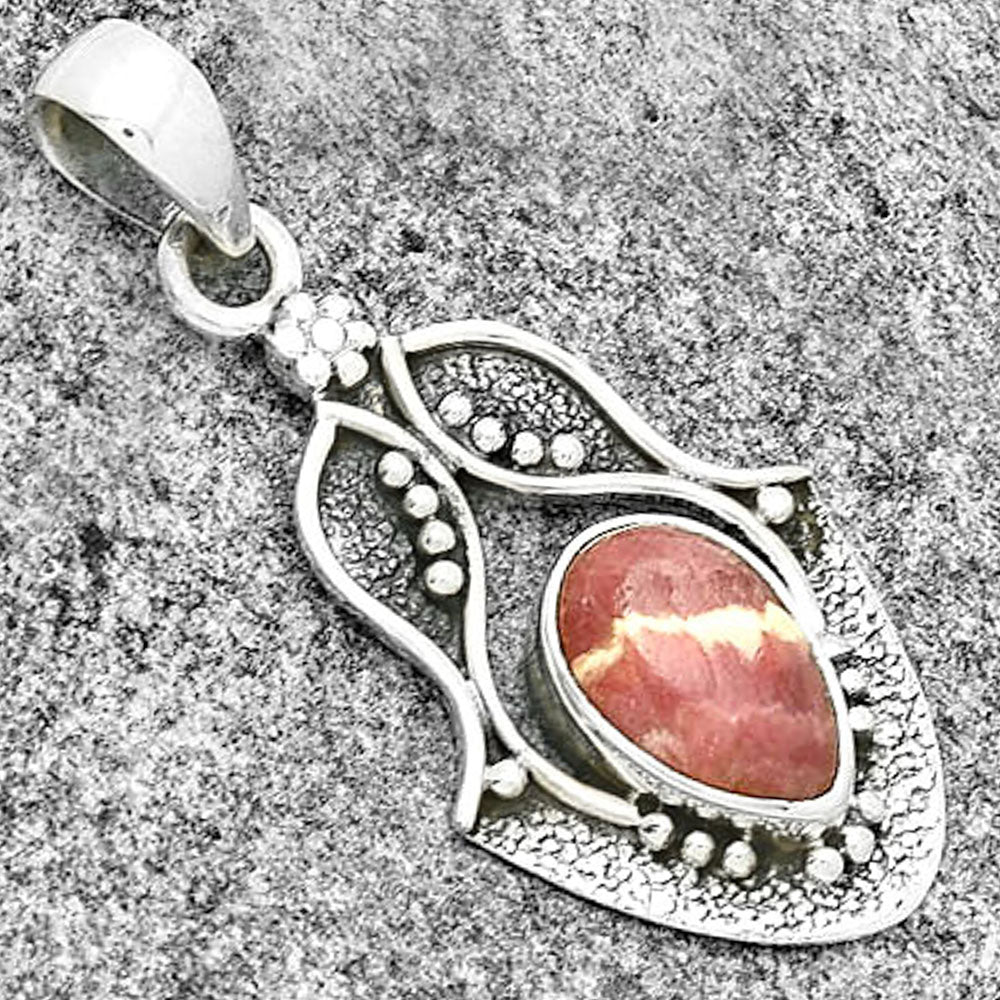Natural Rhodochrosite Argentina Pendant P-1277 SDP131303