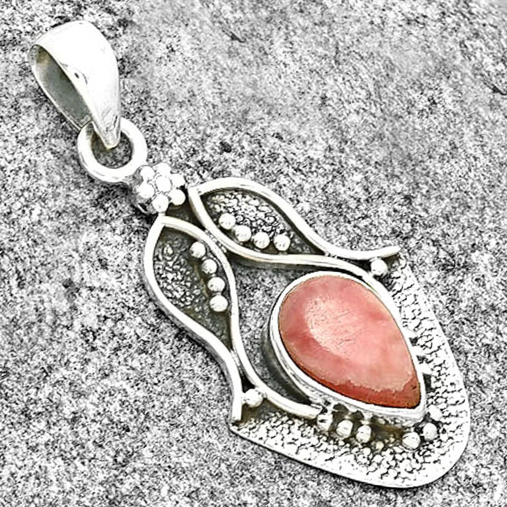 Natural Rhodochrosite Argentina Pendant P-1277 SDP131310