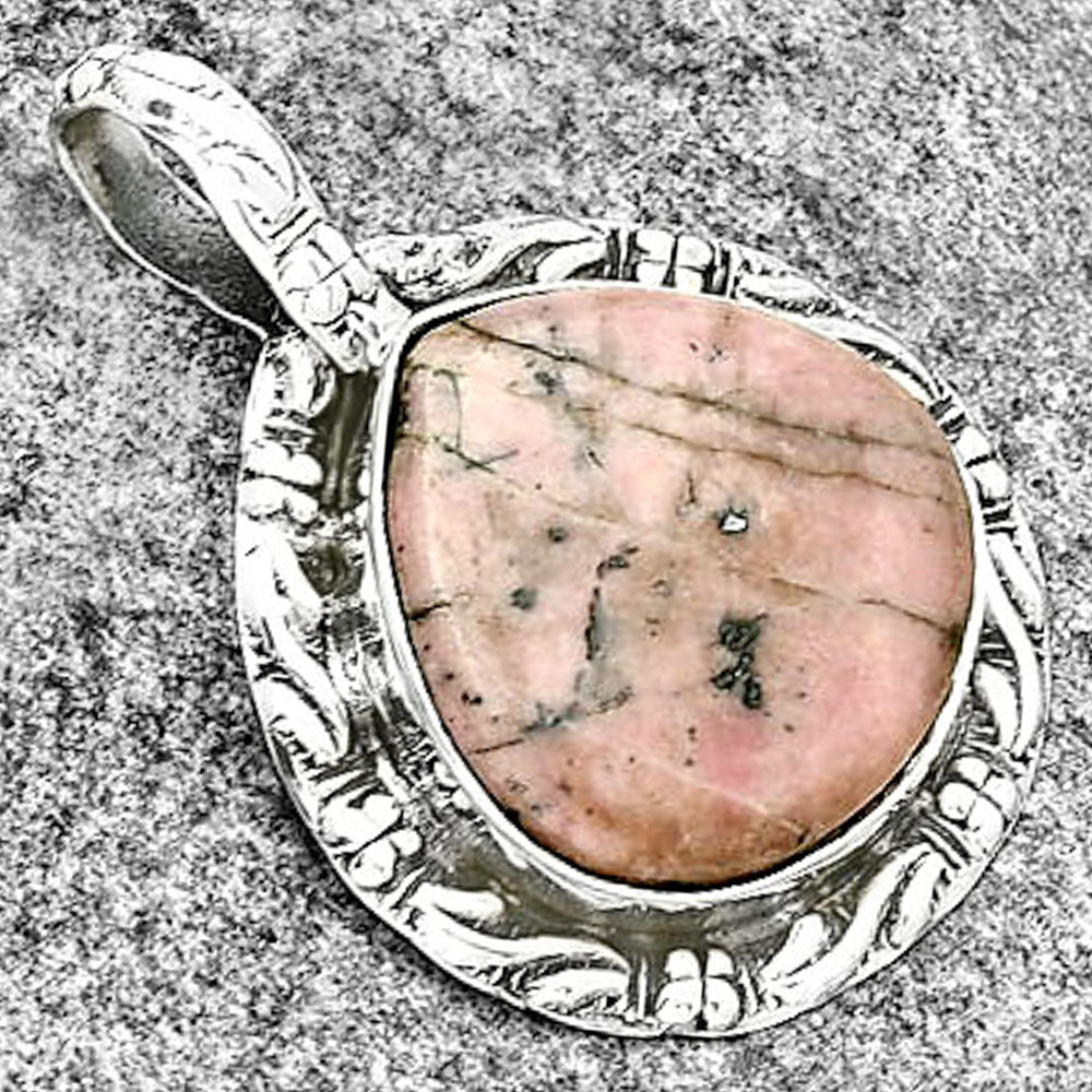 Natural Rhodonite Pendant P-1375 SDP131365