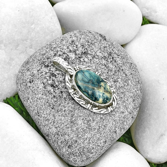 Natural Blue Scheelite - Turkey Pendant P-1375 SDP131377