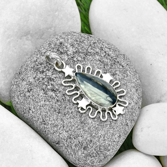 Star - Natural Picasso Jasper Pendant P-1454 SDP131411