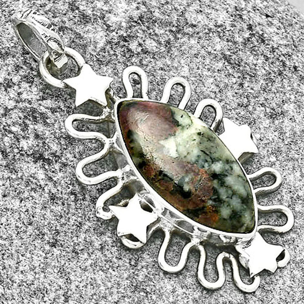 Star - Natural Russian Eudialyte Pendant P-1454 SDP131421