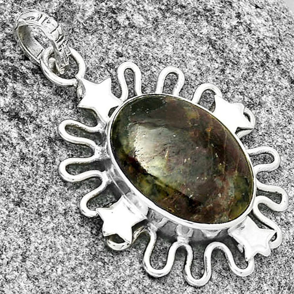 Star - Natural Russian Eudialyte Pendant P-1454 SDP131425