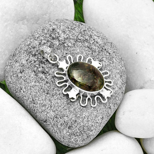 Star - Natural Russian Eudialyte Pendant P-1454 SDP131425