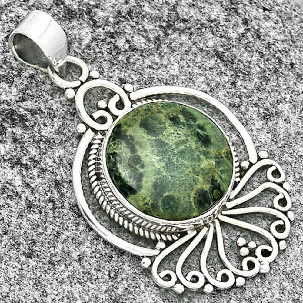 Natural Star Galaxy Jasper Pendant P-1544 SDP131447