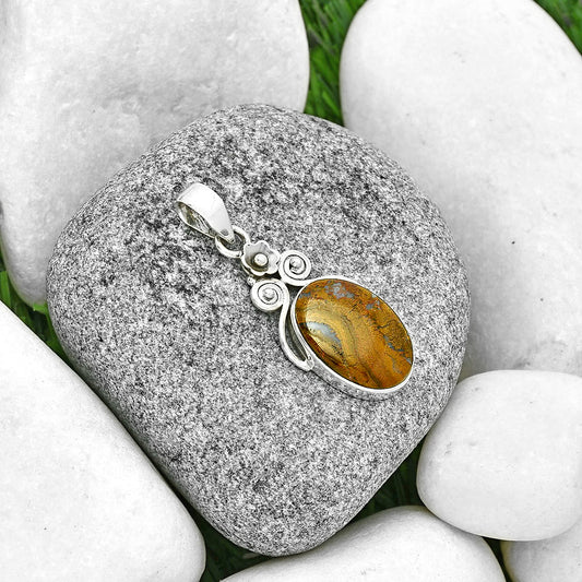 Natural Red Moss Agate Pendant P-1690 SDP131474