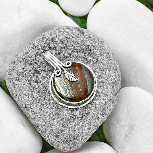 Natural Iron Tiger Eye Pendant P-1643 SDP131518