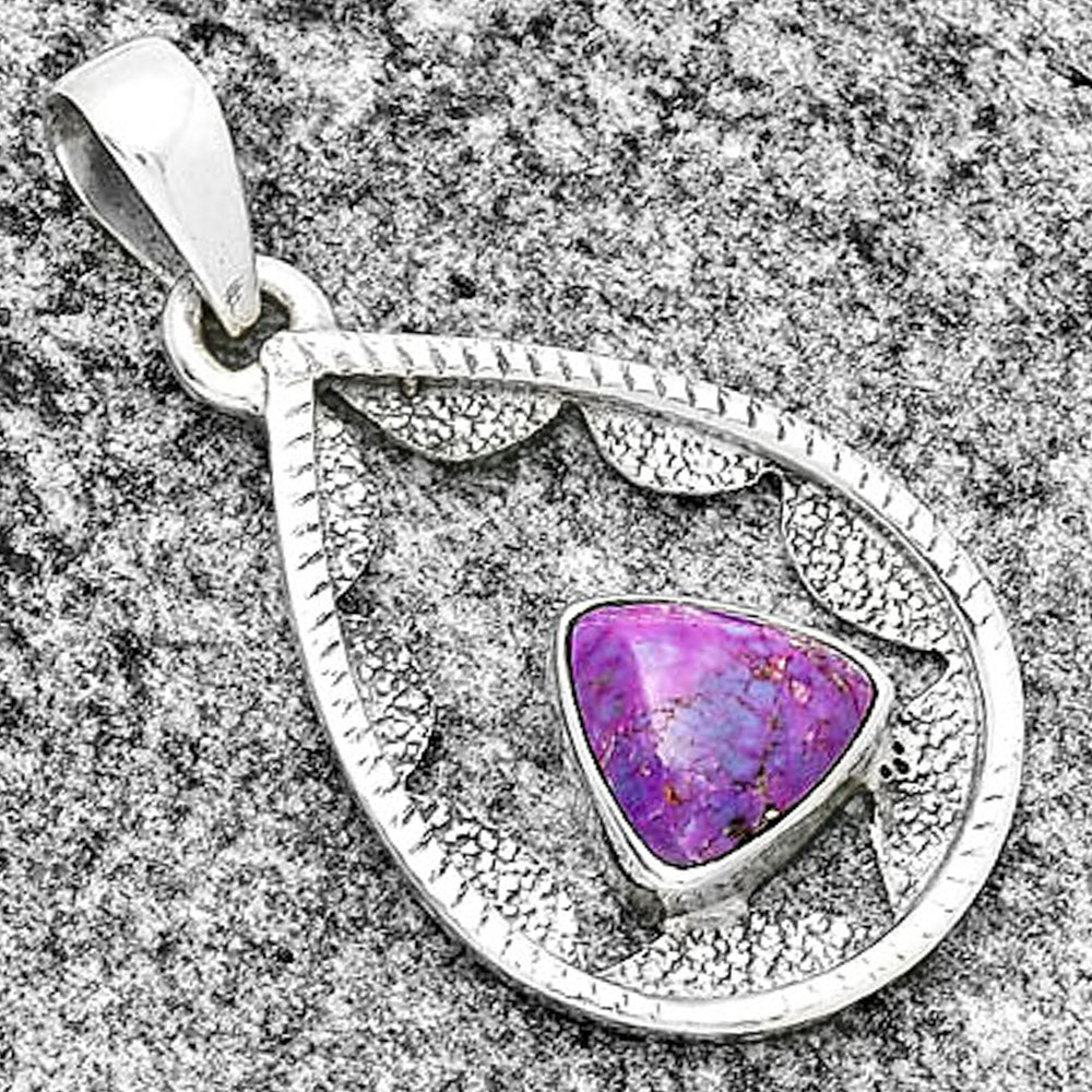 Copper Purple Turquoise - Arizona Pendant P-1631 SDP131574