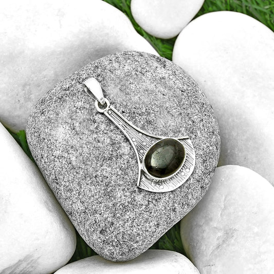 Natural Indigo Gabbro Pendant P-1195 SDP131583