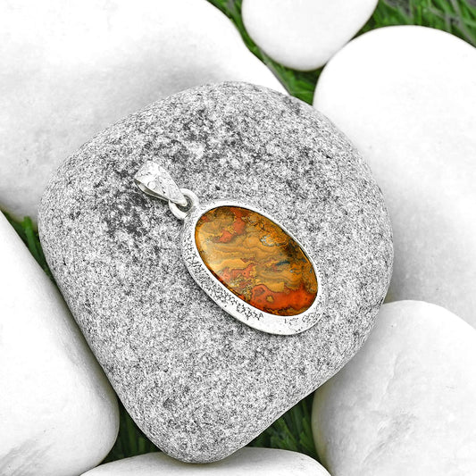 Natural Rare Cady Mountain Agate Pendant P-1538 SDP131686