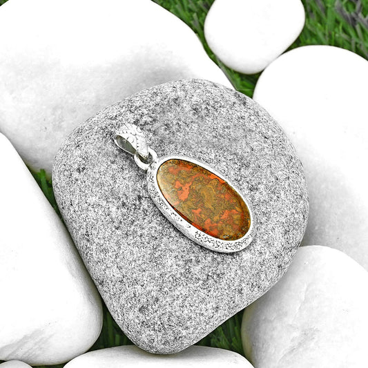 Natural Rare Cady Mountain Agate Pendant P-1538 SDP131703