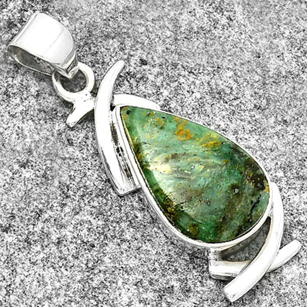 Natural Larsonite Jasper Pendant P-1428 SDP131719
