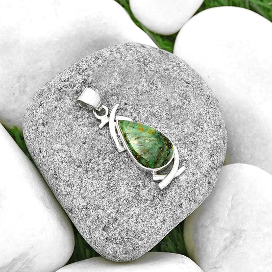 Natural Larsonite Jasper Pendant P-1428 SDP131719