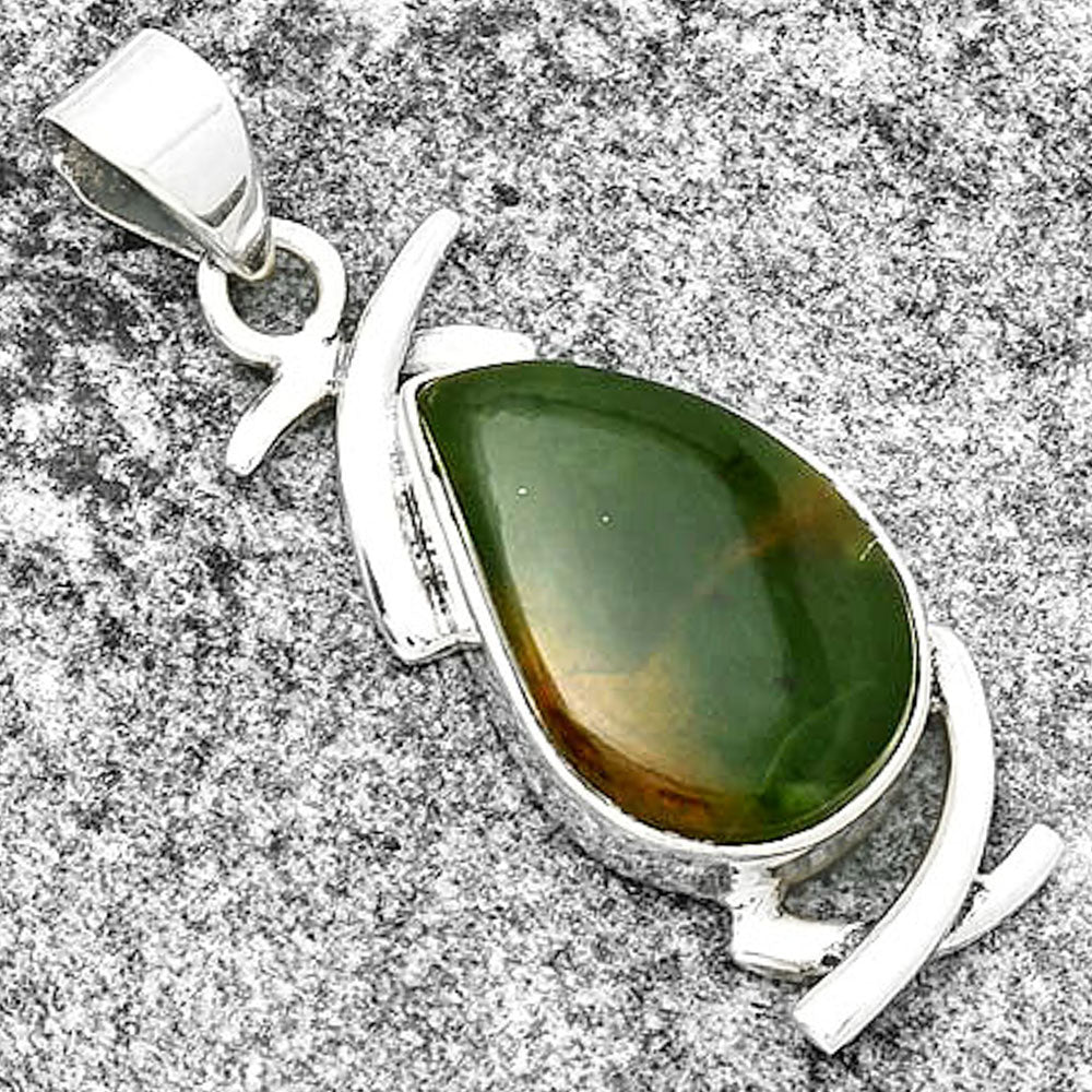 Natural Chrome Chalcedony Pendant P-1428 SDP131733