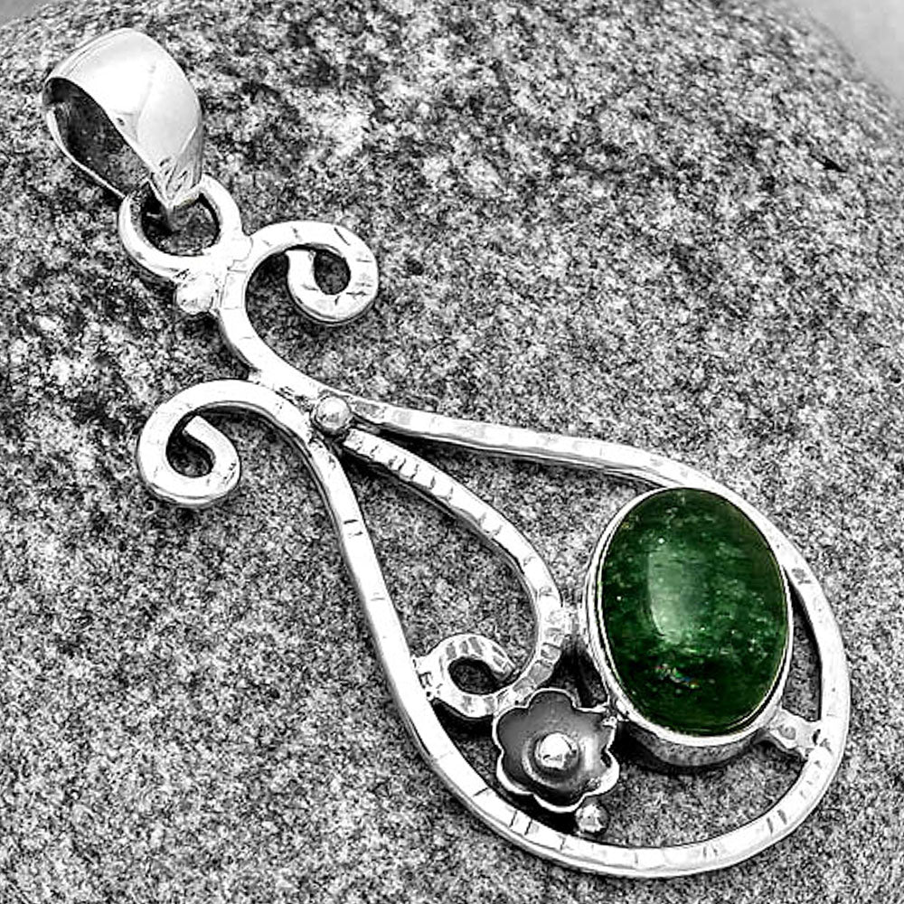 Natural Green Aventurine Pendant P-1714 SDP131887