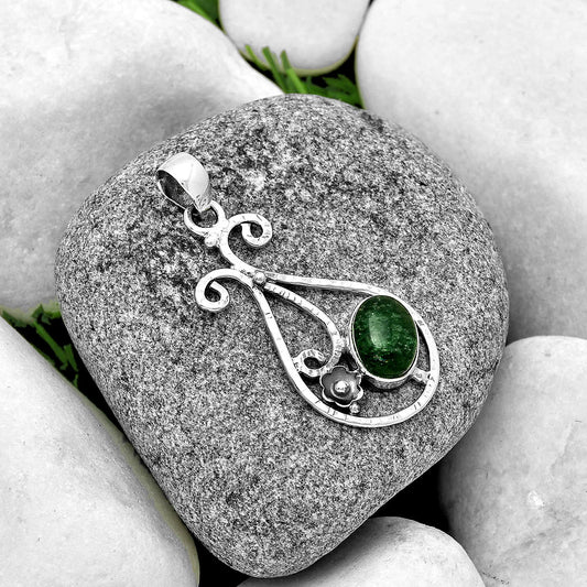 Natural Green Aventurine Pendant P-1714 SDP131887