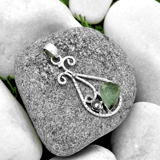 Natural Aquamarine Rough - Brazil Pendant P-1714 SDP131890