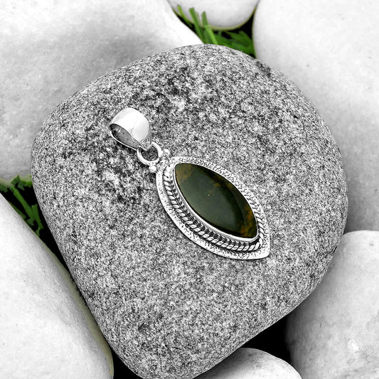Natural Chrome Chalcedony Pendant P-1181 SDP131969