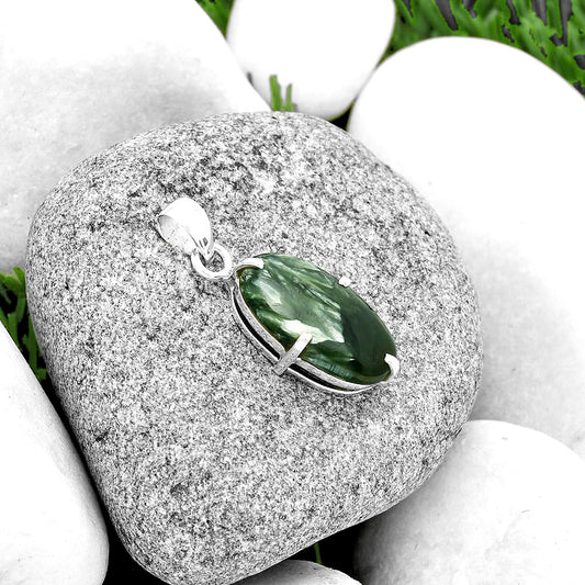 Natural Russian Seraphinite Pendant P-1013 SDP132116