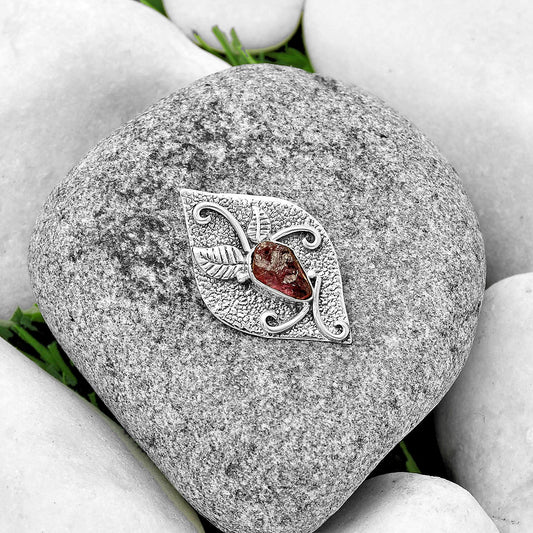 Natural Pink Tourmaline Rough Pendant P-1518 SDP132186