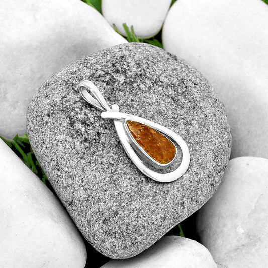 Natural Sutured Ammonite - Madagascar Pendant P-1314 SDP132226