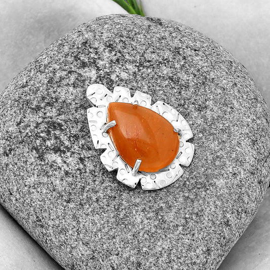 Natural Orange Aventurine Pendant P-1292 SDP132413