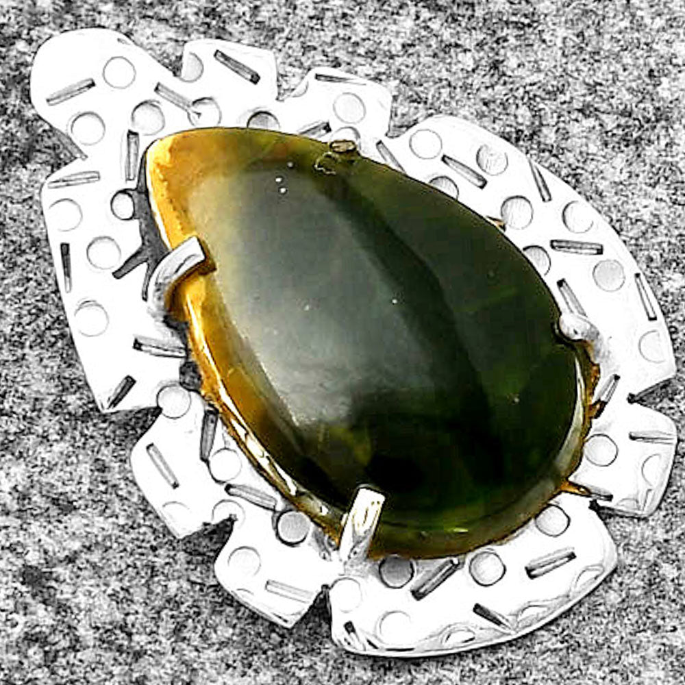 Natural Chrome Chalcedony Pendant P-1292 SDP132414