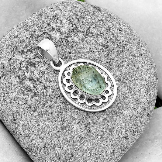 Natural Aquamarine Rough - Brazil Pendant P-1147 SDP132550