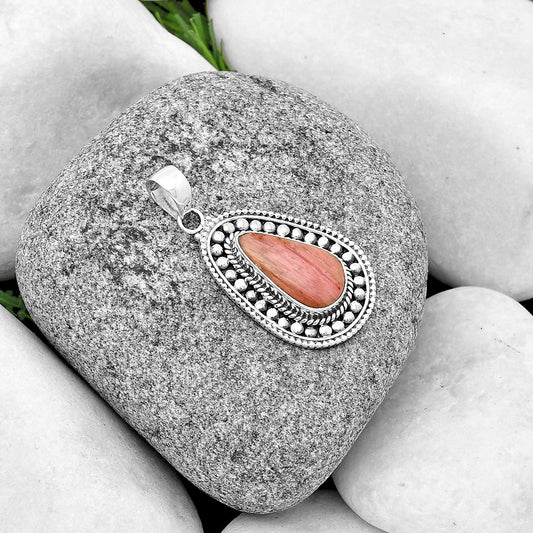Natural Pink Tulip Quartz Pendant P-1578 SDP132613