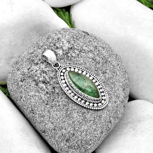 Natural Green Aventurine Pendant P-1578 SDP132620