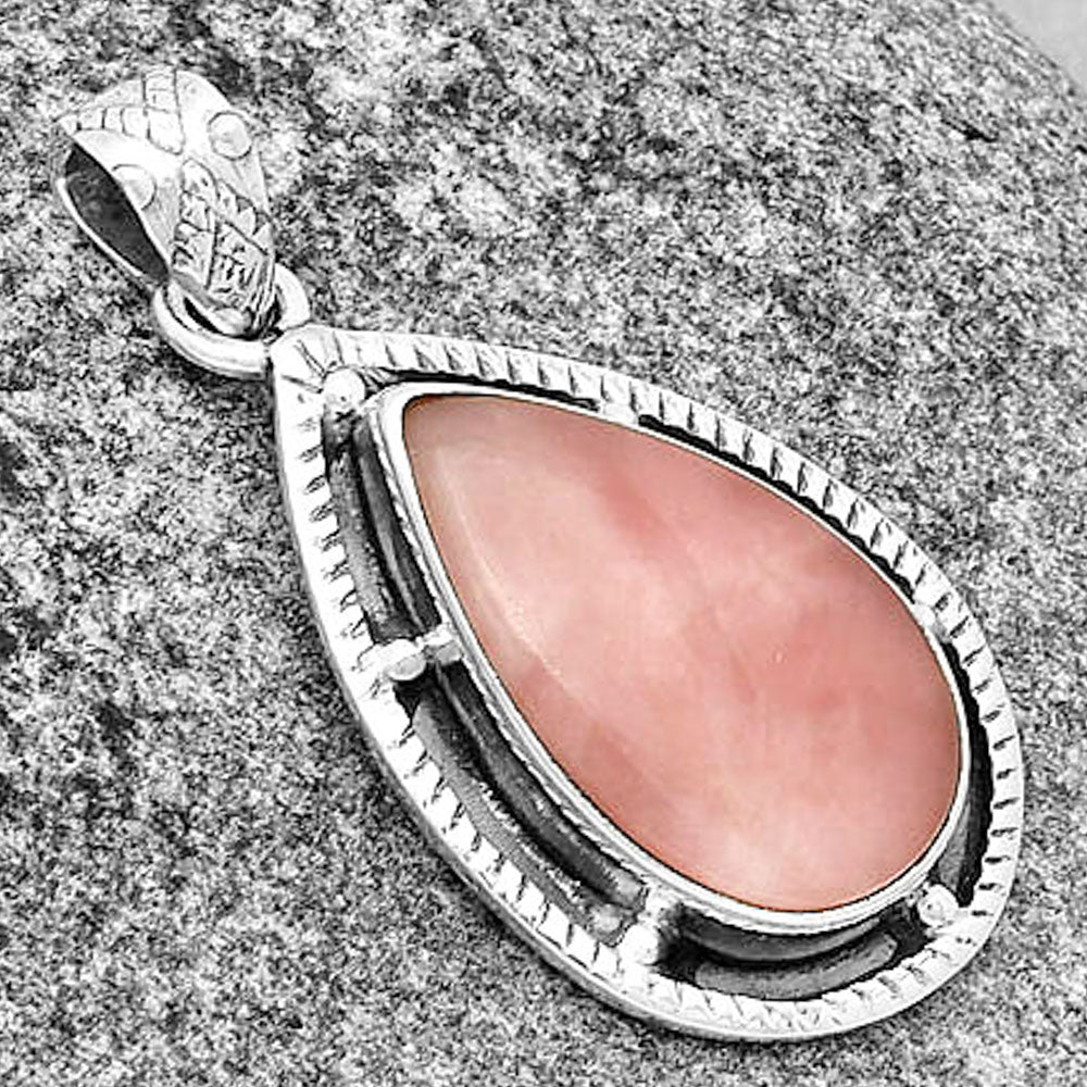 Natural Guava Quartz - Brazil Pendant P-1495 SDP132651